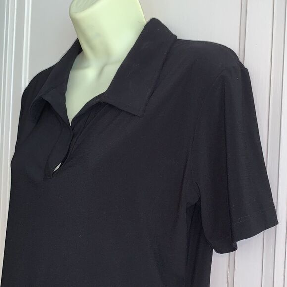 Van Tisse black  short sleeved polo shirt - Picture 2 of 7
